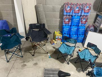 SET 4 Sedie da campeggio Quechua (Decathlon)