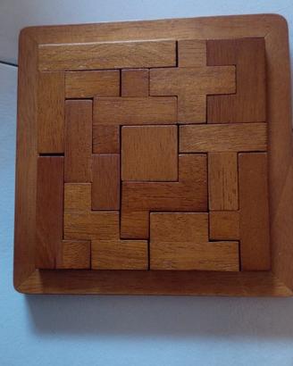 Gioco in legno rompicapo