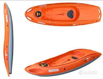 canoa kajak rigido in vetroresina