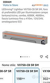 Barra LED OSRAM LEDriving VX750-CB