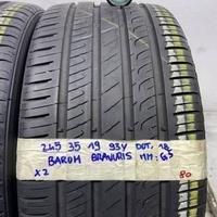 Gomme usate 245 35 19 estive al 80% spedizione