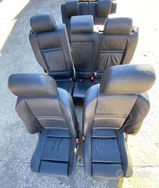 Tappezzeria in pelle nera per BMW X5 E70