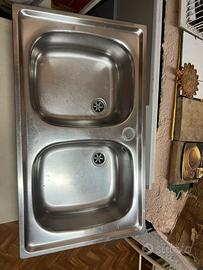 Lavello a 2 vasche , 86 x 50