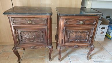 Camera letto completa vintage legno