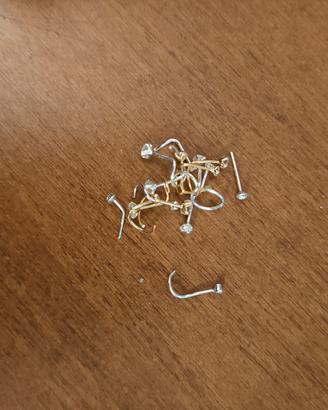 piercing nostril brillantino