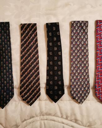 Lotto Gucci Cravatte originali 100% seta 