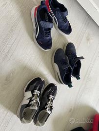 3 paia di Scarpe bambino n 33 (EUR) usate