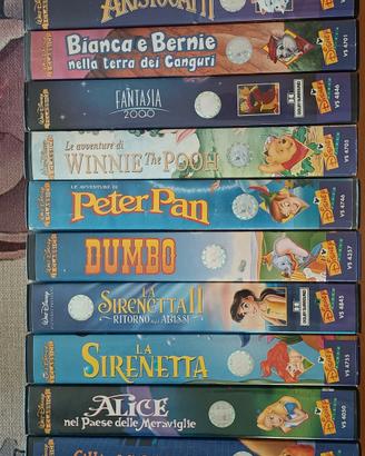 Videocassette VHS Disney e classici 