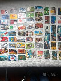 Lotto da 91 schede telefoniche