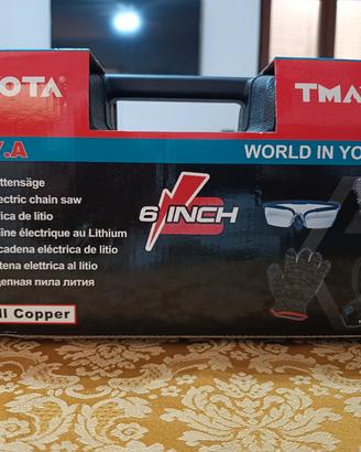 Mini motosega a batteria Makota