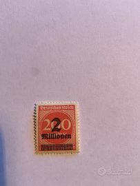 francobollo tedesco 1923