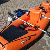 Gommone Rafting o cano-raft professionale completo