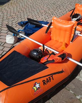 Gommone Rafting o cano-raft professionale completo