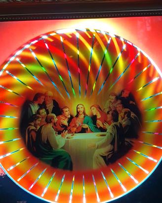 quadro vintage psychedelic ultima cena