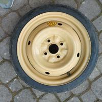 Ruotino di scorta 14" T115/70 D14 con cerchio