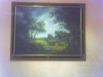 Quadro olio su tela di grosse dimensioni