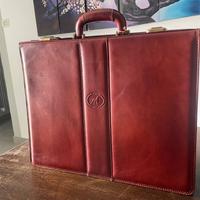 Borsa in pelle primo fiore con scomparti interni