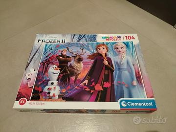 Puzzle Frozen 2, Elsa, Anna, Olaf, Kristoff, Sven