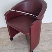 Poltrona in Pelle Vintage Matteo Grassi