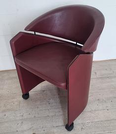 Poltrona in Pelle Vintage Matteo Grassi