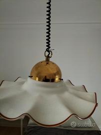 Lampadario 2 pezzi anni 70
