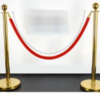 CORDONE DISTANZIATORE IN VELLUTO ROSSO 