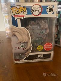 Funko pop 1307  demon slayer Rui game stop