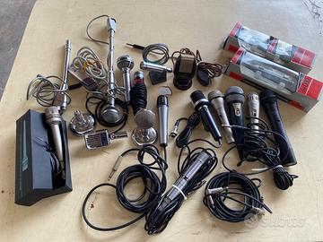 Lotto vecchi microfoni