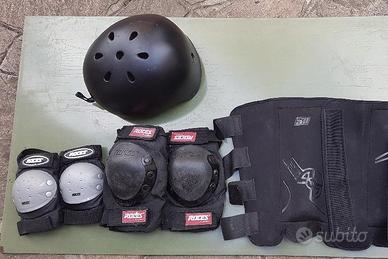 Casco Bell parastinchi TryAll ginocchiere Roces