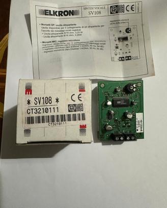 Scheda di sintesi vocale 80CT3210111 SV108.