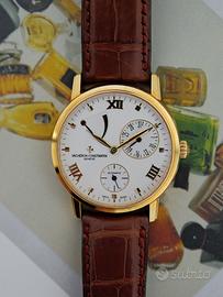 Vacheron Patrimony power Reserve cassa oro vitre