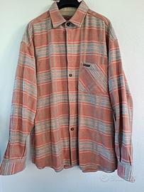 camicia uomo Marlboro Classics quadri grigio senap