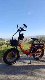 Fafrees EU F20 MAX Ebike rossa versione  due posti