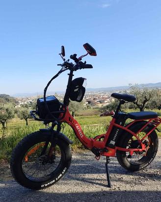 Fafrees EU F20 MAX Ebike rossa versione  due posti