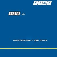 LIBRO PER FIAT 128 RALLY 1971