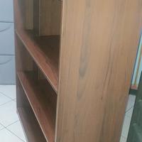 mobile, libreria legno color noce scuro 