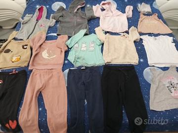 Set Vestiti Bambine, 14 articoli, 2/5 anni