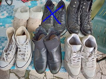 stock 6 paia scarpe da donna 