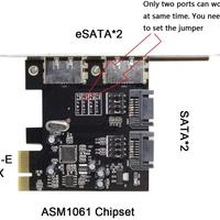 Scheda di espansione Pci-E SATA e-SATA