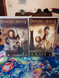 2 VHS il signore degli anelli vintage 