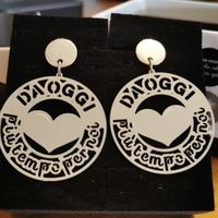 Orecchini in acciaio marca 10 buoni propositi.