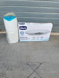 Mangiapannolini, bilancia e vaschette