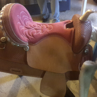 Sella western denver da barrel completa di fimenti