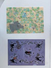 Set 2 folder Studio Ghibli Totoro e gatto Jiji