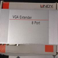 LINDY TRASMITTER CAT 5 SPLITTER VGA EXTERDER 8 POR