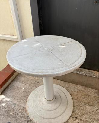 Tavolo rotondo da Giardino in pvc