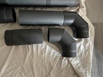 Tubi stufa elevata resa termica sp 3mm dm.140 mm