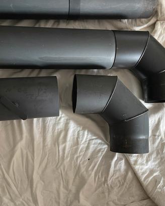 Tubi stufa elevata resa termica sp 3mm dm.140 mm
