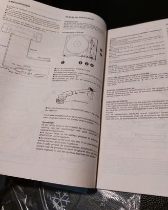 Libretto istruzioni giradischi Sony PS-LX33