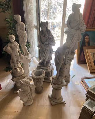 Lotto statue classiche decorative